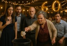 Na rođendanskoj zabavi moje majke svekrva me je ponizila i bacila poklon u smeće — gosti su bili zapanjeni kada su videli takvu scenu…