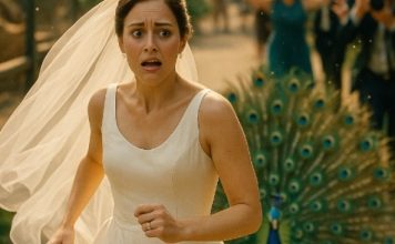 Venčanje u zoološkom vrtu — paun je pobrkao mladu sa suparnikom i pretvorio ceremoniju u jurnjavu kroz ceo zoo vrt