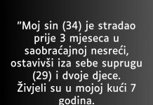 “Moj sin (34) je stradao prije 3 mjeseca…”