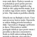 “Varao sam suprugu sa kojom imam troje djece a ona je pokusavala preci preko toga pa se razbolila…”