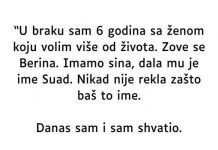 “U braku sam 6 godina sa ženom koju volim više od života…”