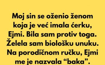 Odbila sam da me zovu bakom — i to je uništilo moju porodicu