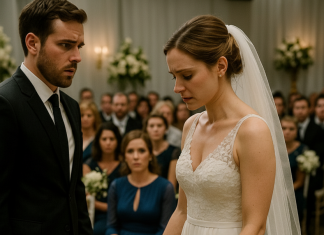 Tijekom ceremonije, mladenka je skinula prsten i stavila ga na pod – cijela dvorana se ukočila