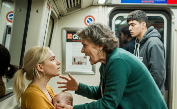 Dojila sam bebu u metrou kad je starija žena počela da vrišti, a onda je jedan mladić ustao i sve promijenio.