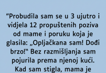 “Probudila sam se u 3 ujutro…”