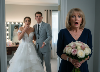 “Minuti pre venčanja moje ćerke, njen verenik ju je nazvao ‘debelom svinjom’ — a onda se hvalio da je koristi zbog para… i ono što sam uradila posle toga pokrenulo je oluju koju niko od njih nije očekivao…