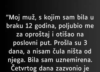 “Moj muž, s kojim sam bila u braku 12 godina…”
