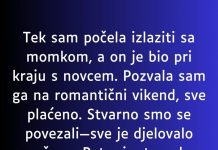 “Tek sam počela izlaziti sa momkom…”