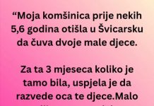 “Moja komšinica pre nekih 5,6 godina otišla u Švicarsku da čuva dvoje male djece…”
