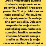 „Posle mog drugog gubitka trudnoće, moja svekrva se pojavila u bolnici i kroz zube rekla…