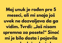 Nisam smela da vidim svog unuka 5 meseci — a pravi razlog me je ostavio bez reči