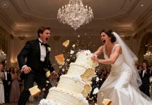 Dok sam podizala nož da prerežem svadbenu tortu, sestra me čvrsto zagrlila i šapnula: „Gurni je. Sad.“ Pogledala sam je, pa svog nasmiješenog mladoženju. Bez razmišljanja, zalupila sam kolica s tortom, poslavši cijelu tortu na tri kata na pod dok su gosti vrištali.