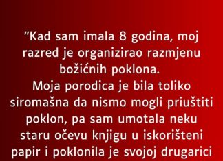 “Kad sam imala 8 godina…”