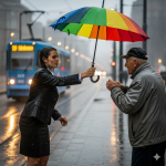Dala je svoj kišobran starcu na pljusku i ostala da kisne: Sutradan ju je na poslu sačekao direktor i uručio joj kovertu sa neverovatnim sadržajem.