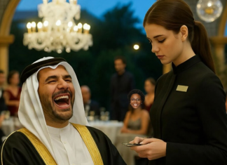 Šejk je konobarici rekao uvredljive reči na arapskom, misleći da devojka ništa ne razume, ali nakon nekoliko sekundi mu je odgovorila savršenim arapskim.