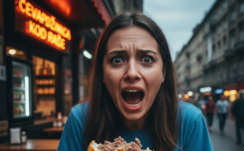 SRPKINJA ZAGRIZLA PLJESKAVICU, PA SE ŠOKIRALA: Kada vidite šta je pronašla, pripašće vam muka!