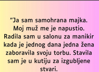 “Ja sam samohrana majka, muz nas je napustio i jedan dan život mi se mijenja…”
