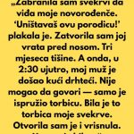 „Zabranila sam svekrvi da viđa moje novorođenče. ‘Uništavaš ovu porodicu!’ plakala je.”