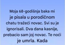 Bakina poslednja lekcija: Poruka koju smo svi ignorisali