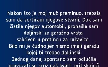 “Nakon što je moj muž preminuo…”