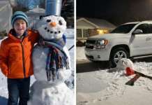 Moj sin je stalno pravio sneška belića, a komšija ih je stalno gazio kolima — ali moj sin je našao rešenje.