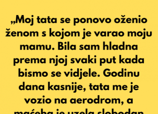 „Bila sam u trećem razredu kada se tata oženio ženom s kojom je varao mamu- Tada je moja porodica….”
