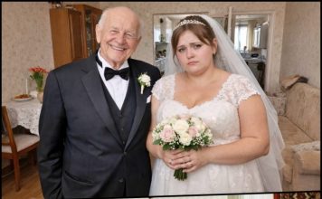 Na vjenčanju su se svi smijali, šaljivo šaljući 80-godišnjeg starca u bračnu noć sa 18-godišnjom djevojkom. Ujutro nisu izašli iz sobe. Obitelj je slomila vrata i ostala šokirana onim što su vidjeli…😲😲😲