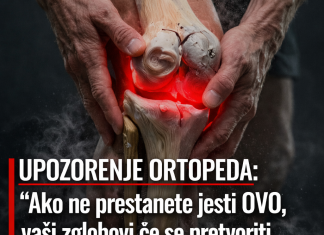UPOZORENJE ORTOPEDA: “Ako ne prestanete jesti OVO, vaši zglobovi će se pretvoriti u ‘prah’ prije 60-e!”