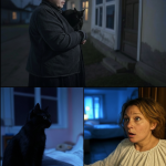Nepoznata žena sa crnim mačkom zamolila je da je puste u kuću na noć. A kada je mačak ušao u sobu sa bolesnom ćerkom, majka je ostala ZASTANUTA od onoga što je videla… 😱😱😱