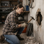 Moj muž je izbacio bolesnog oca iz kuće, a ja sam iznajmila mali stan i brinula se o njemu skoro osam mjeseci sama, radila dva posla 😢 Prije smrti moj svekar me čvrsto uhvatio za ruku i šapnuo: “U mojoj radionici je ogledalo. Razbij zid iza njega i sve ćeš razumjeti. ” 😱