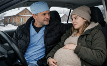 Bogati hirurg, nakon što je otkrio prevaru svoje žene, odvezao je trudnu udovicu do njenog doma u zabačenom selu… A čim je ugledao fotografiju njenog muža u crnoj ramki, zaledio se… 😲😲😲