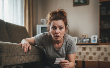 Ispustila sam težak kauč na nogu i moj krik se zalepio za zidove dnevne sobe, ali u sledećem trenutku bol je nestala – videla sam kako se sjajna kutija otkotrljala izpod njega kao miša koji pokušava da pobegne.🤦♀️🤔😨