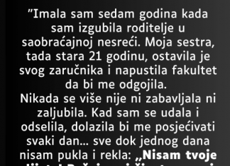 “Imala sam sedam godina kada sam izgubila roditelje…”