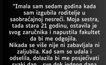 “Imala sam sedam godina kada sam izgubila roditelje…”