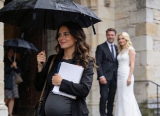 Pojavila se da finalizuje razvod u osmom mesecu trudnoće… a zatim je stajala i posmatrala kako njen muž istog dana oženi svoju ljubavnicu, smešeći se kao da više nema šta da izgubi. Ono što on nije shvatio bilo je da ona odlazi sa tajnom dovoljno snažnom da uništi sve za šta je verovao da je dobio