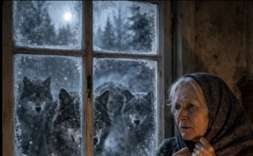 Devet vukova je opkolilo kuću stare žene i gotovo tri dana nisu odlazili od njezinih vrata: žena se bojala, ali četvrtog dana je otvorila vrata, a dalje se dogodilo nešto neočekivano 😱😲