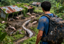 🚨 Iznajmio je planinu da uzgoji 30 svinja… a zatim je napustio sve na 5 godina. Kada se vratio, prizor ga je ostavio paraliziranog.