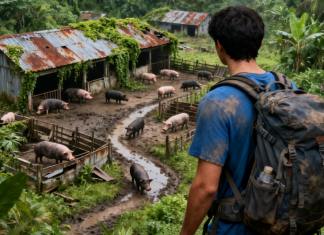 🚨 Iznajmio je planinu da uzgoji 30 svinja… a zatim je napustio sve na 5 godina. Kada se vratio, prizor ga je ostavio paraliziranog.