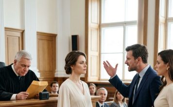 „Otići ćeš bez ičega… A ja ću uzeti djecu“, rekao je moj muž dok se njegova ljubavnica smiješila u sudnici – ali kada sam ušla s našim sinovima blizancima, istina o njegovom društvu ostavila je čak i sudiju bez riječi