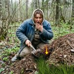 Iluzija obične šume: kako je obična šetnja u potrazi za gljivama postala najvažnije otkriće godine…Žena je pronašla ogroman mravinjak u šumi, a kada je kopala dublje, skoro je izgubila dar govora…. 😲😲