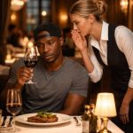 Prerušeni vlasnik naručio je odrezak — konobarica mu je tiho šapnula nešto što ga je ostavilo bez riječi