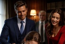 Potpisala je papire za razvod bez ijedne riječi — nitko nije znao da je njezin milijarder otac mirno sjedio u stražnjem dijelu prostorije… 😱😨