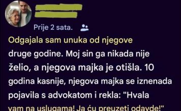 Odvela je mog unuka iako sam ga ja odgajila — godinama kasnije vratio se kao potpuno drugačija osoba…