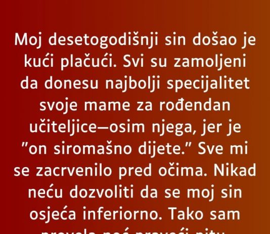 Moj desetogodišnji sin došao je kući plačući…” - featured image