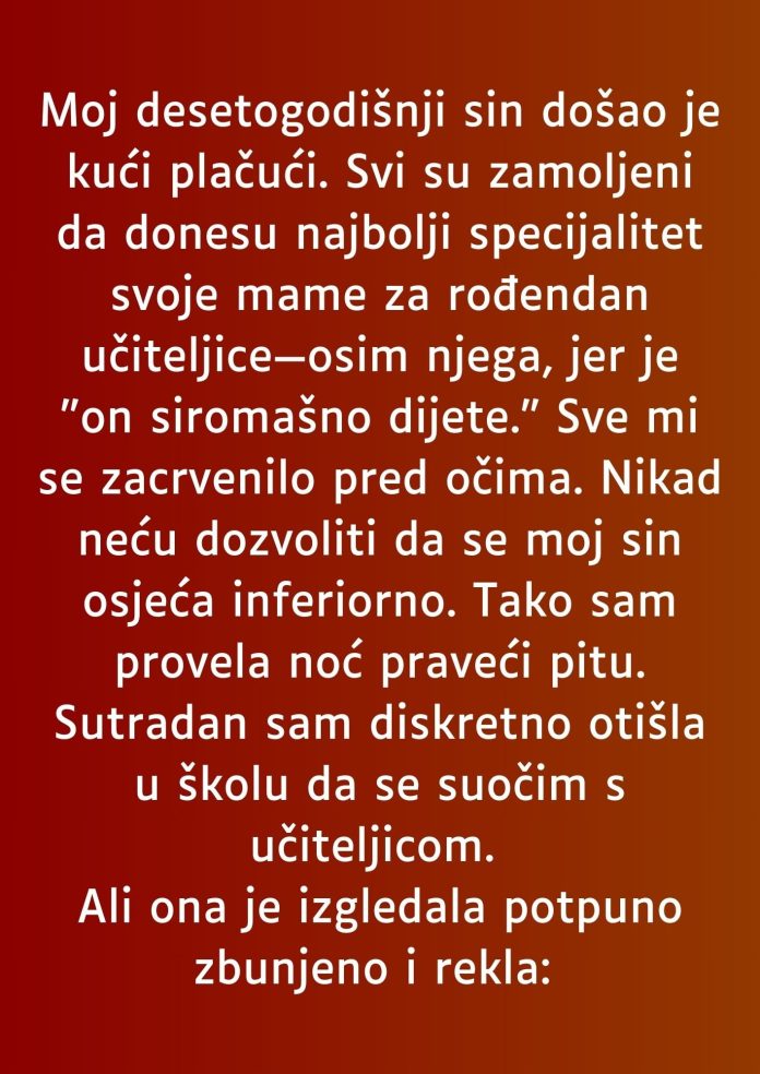Moj desetogodišnji sin došao je kući plačući…” - featured image Moj desetogodišnji sin došao je kući plačući…” - featured image