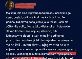 Kada sam ponudila da platim fakultet svom pastorku, pogledao me je i rekao: „Ne možeš kupiti pravo da budeš moja majka.“ Pet godina kasnije, javio mi se sa vestima koje nikada nisam očekivala…