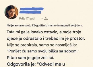 Nakon što sam bolesnu majku izbacio iz kuće, otkrio sam šta je sakrila u saksiji sa cvećem