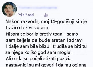 Pustila je sina da živi sa ocem, a onda shvatila da mu je hitno potrebna pomoć: Tišina četrnaestogodišnjaka skrivala je bolnu istinu