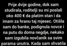 Prije dvije godine, dok sam studirala