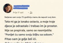 Izbacio je majku iz kuće sa 72 godine, a onda je u njenoj biljci pronašao posljednju poruku ljubavi